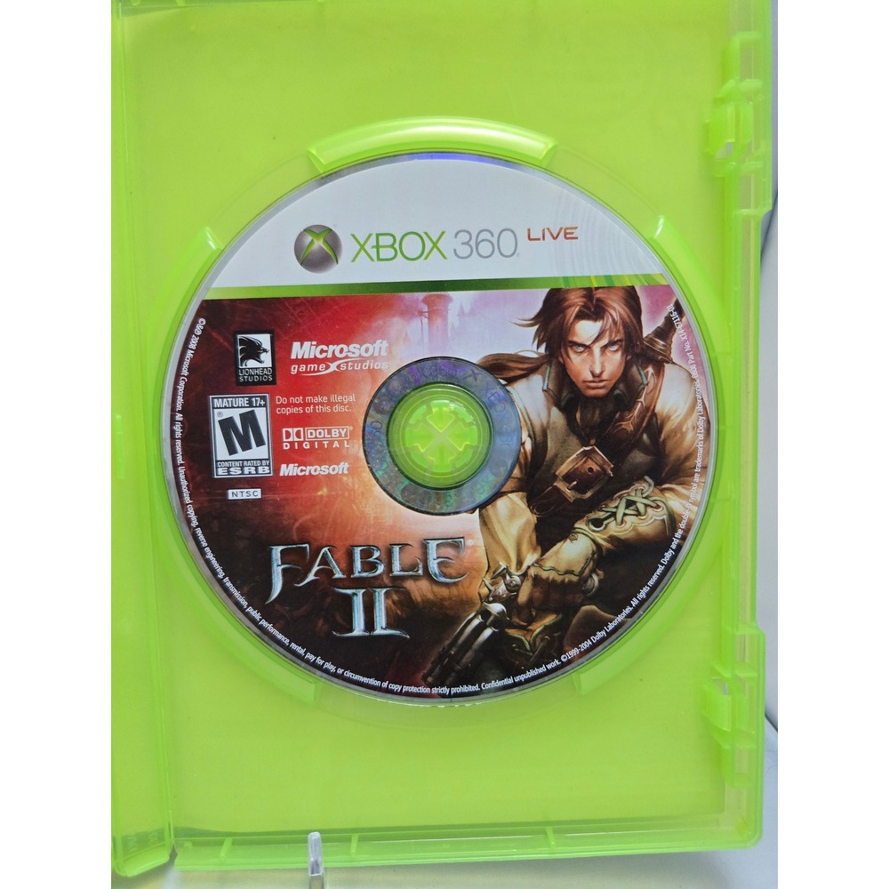 Fable II 2 - Microsoft Xbox 360 - Complete CIB W/ Manual Tested Working & Clean - Picture 3 of 8